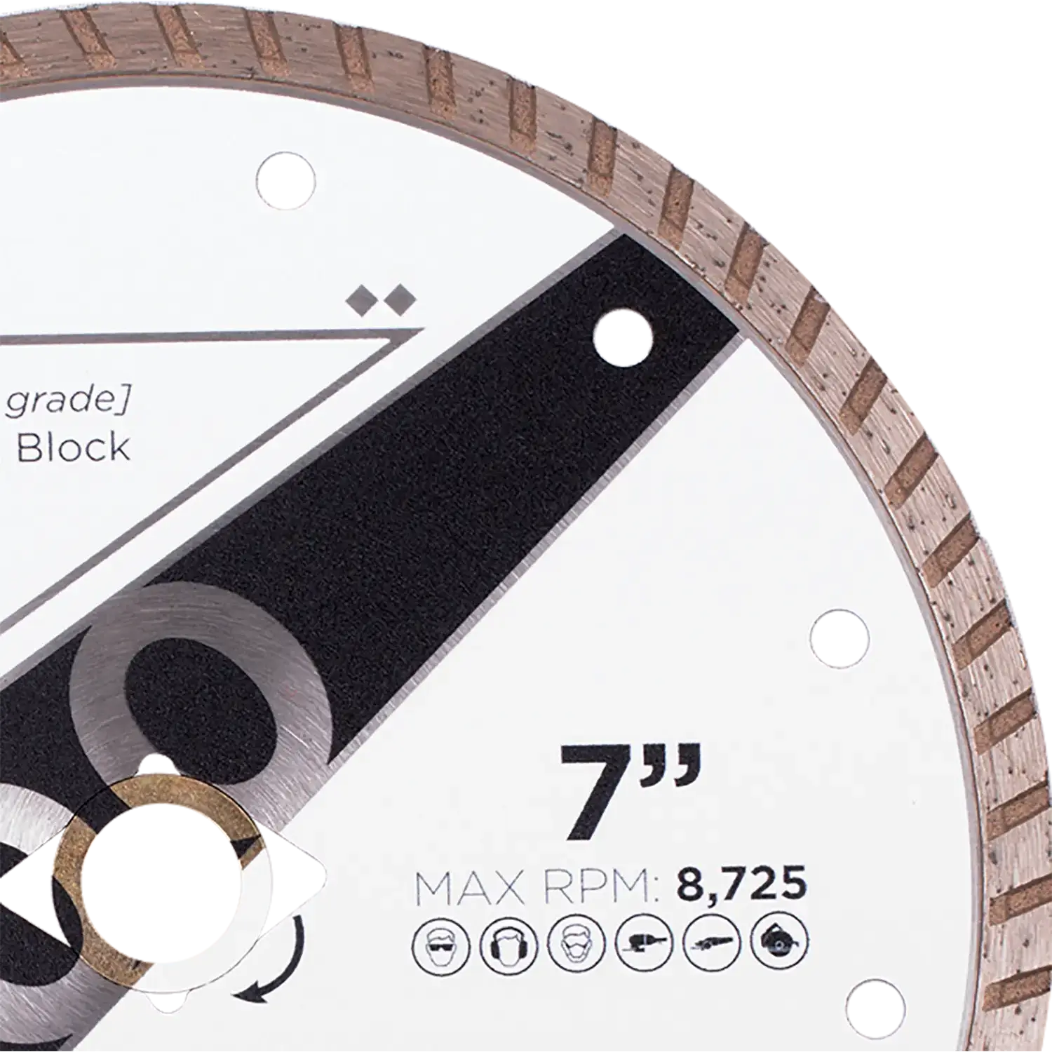 Diamond Vantage X100 Small Turbo Concrete Diamond Blade 3 Diamond Vantage X100 Small Turbo Concrete Diamond Blade - Image 3