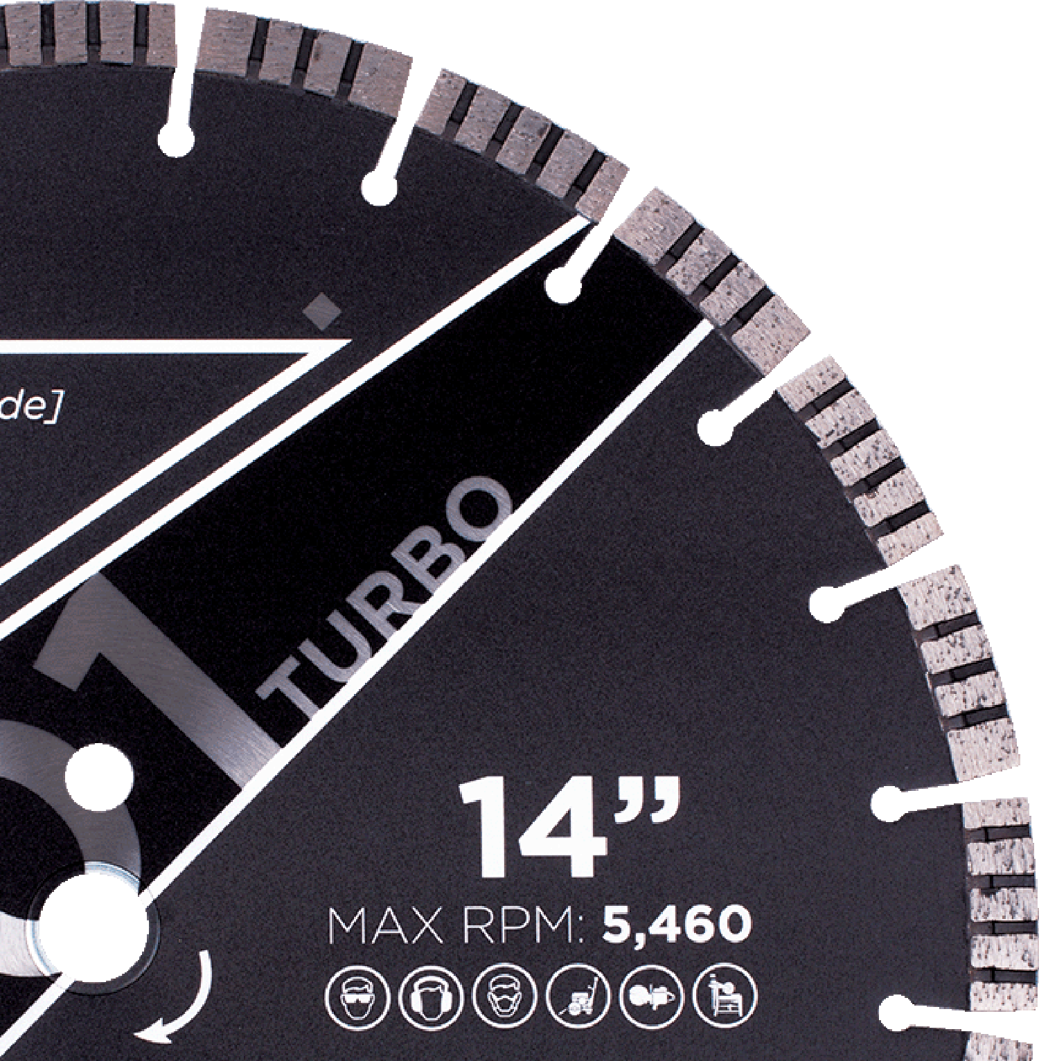 Diamond Vantage ES101 General Concrete Turbo Diamond Blade 2 Diamond Vantage ES101 General Concrete Turbo Diamond Blade - Image 2