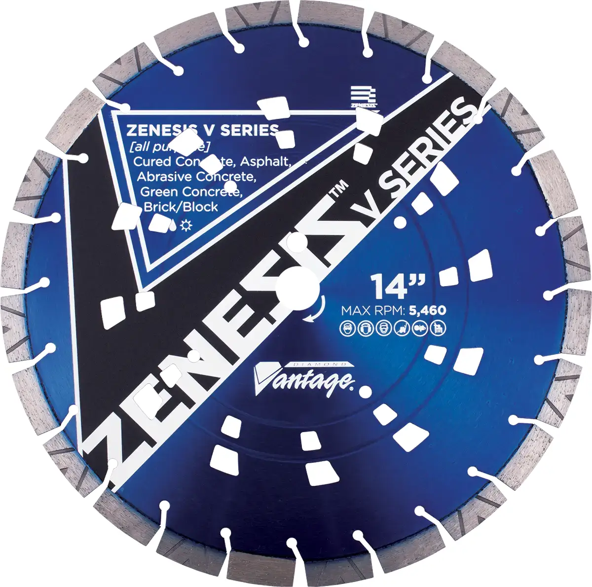 Zenesis V All Purpose Pattern Technology Diamond Blade 4 20mm Arbor