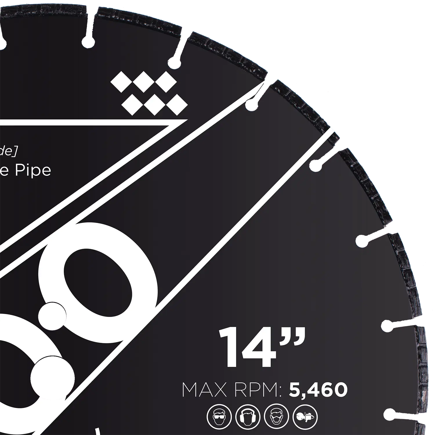 Diamond Vantage X400 Ductile Iron Pipe Diamond Blade 4 Diamond Vantage X400 Ductile Iron Pipe Diamond Blade - Image 4