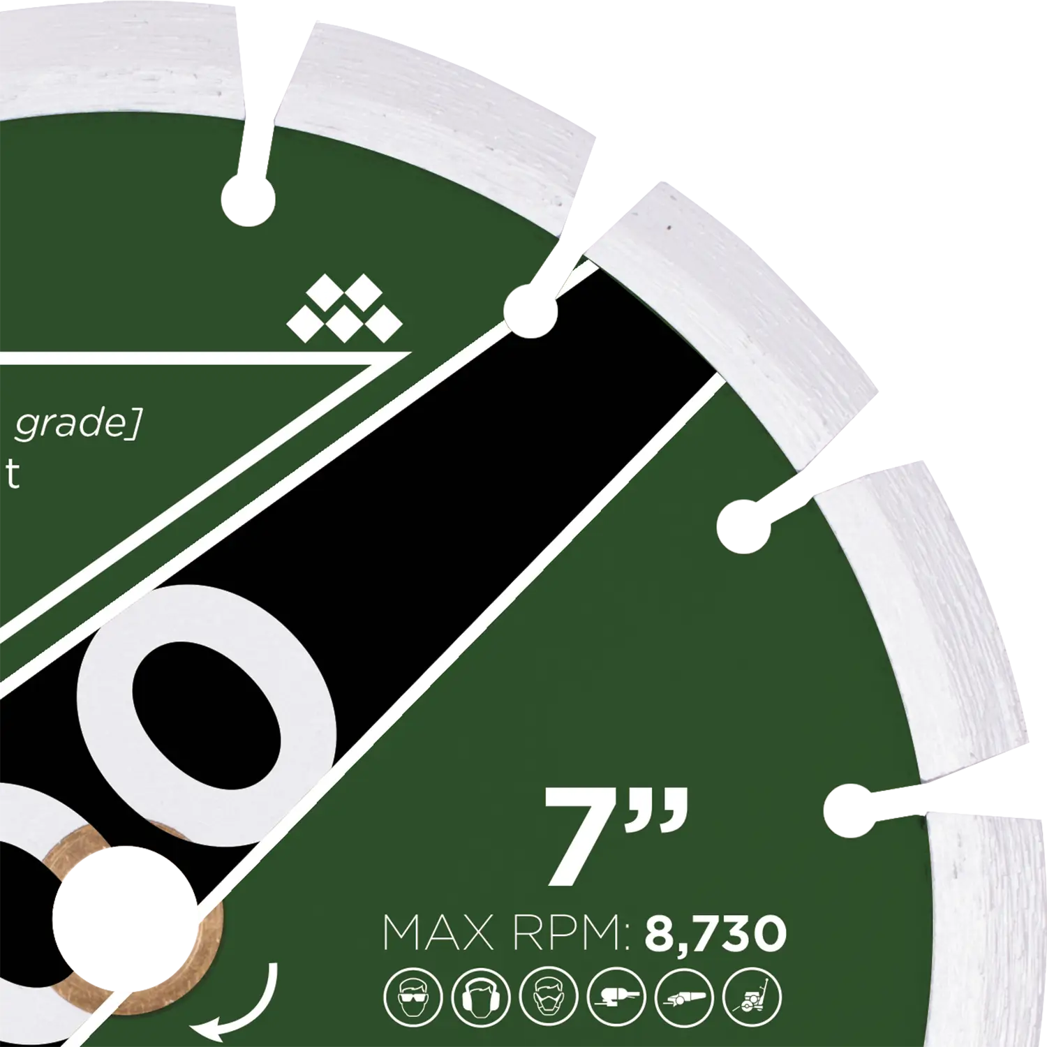 Diamond Vantage X300 Crack Chaser V Segment Diamond Blade 2 Diamond Vantage X300 Crack Chaser V Segment Diamond Blade - Image 2