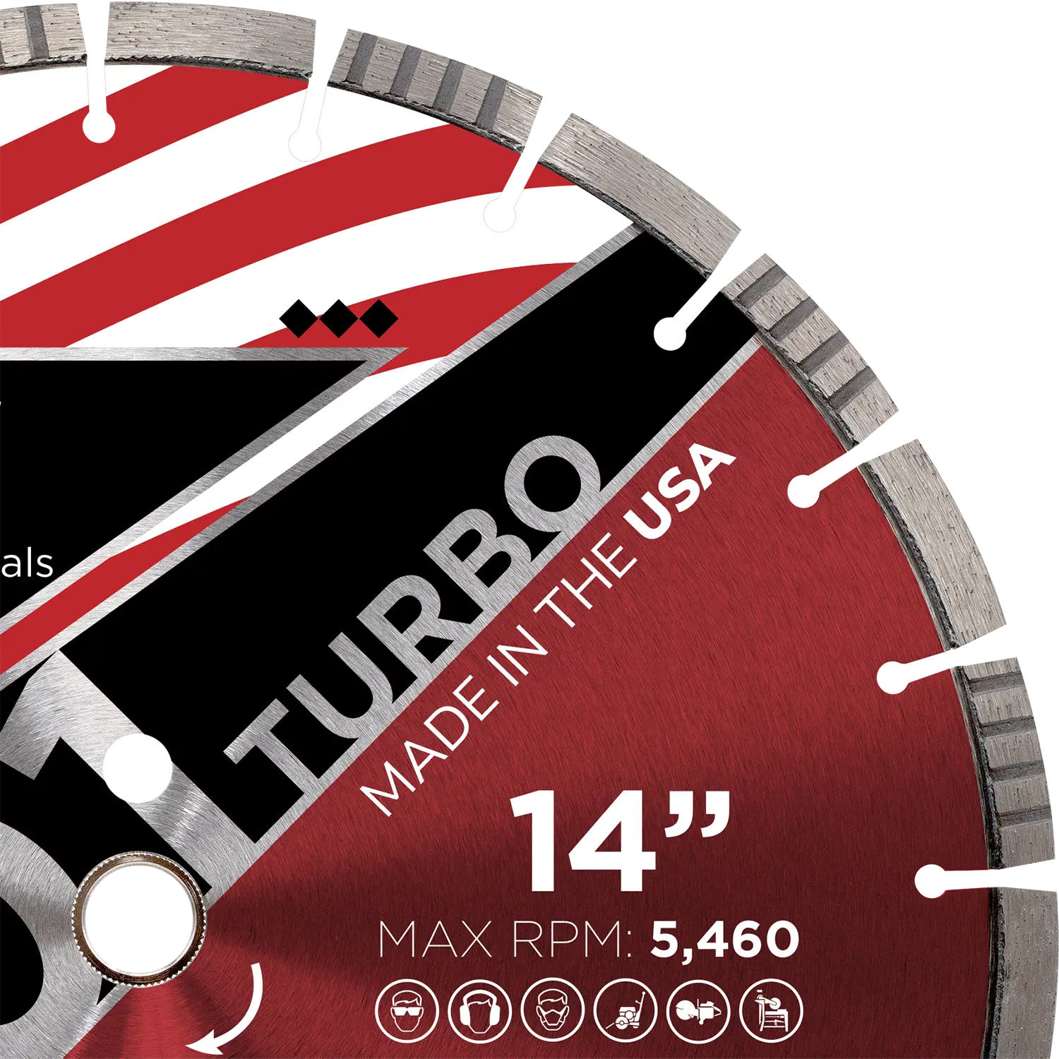 Diamond Vantage X101 Turbo Value Brick Masonry Diamond Blade 4 Diamond Vantage X101 Turbo Value Brick Masonry Diamond Blade - Image 4