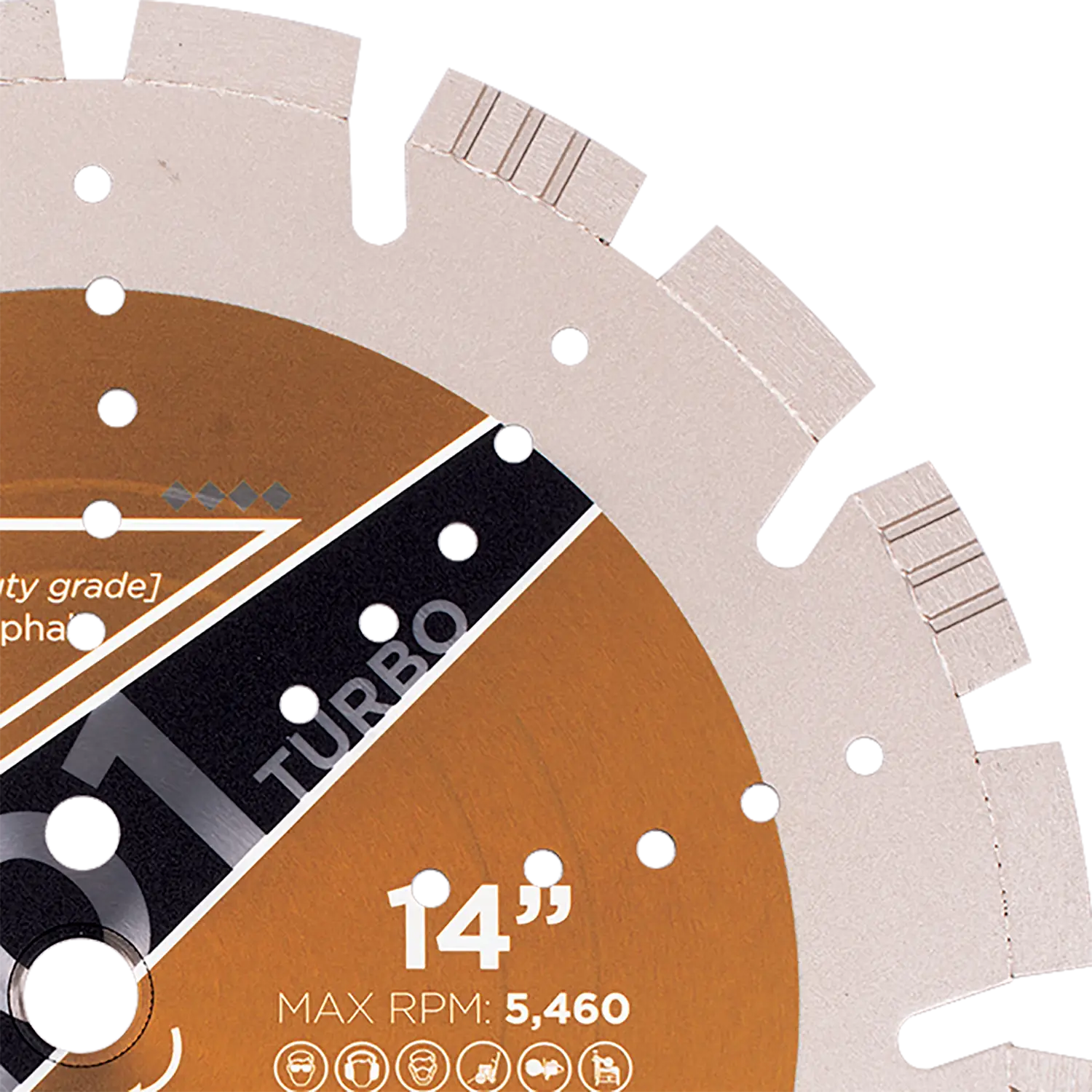 Diamond Vantage AP201 All Purpose Turbo Segment Diamond Blade 4 Diamond Vantage AP201 All Purpose Turbo Segment Diamond Blade - Image 4