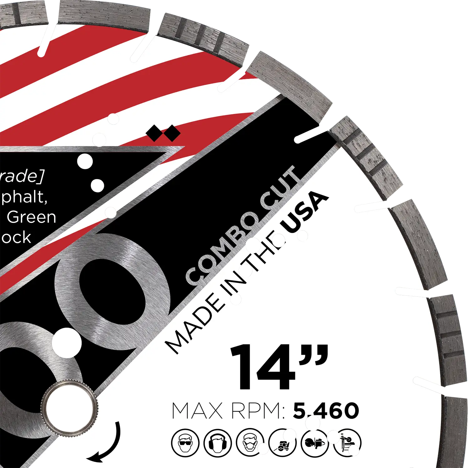 Diamond Vantage AP100 Combo Cut All-Purpose Diamond Blade 2 Diamond Vantage AP100 Combo Cut All-Purpose Diamond Blade - Image 2