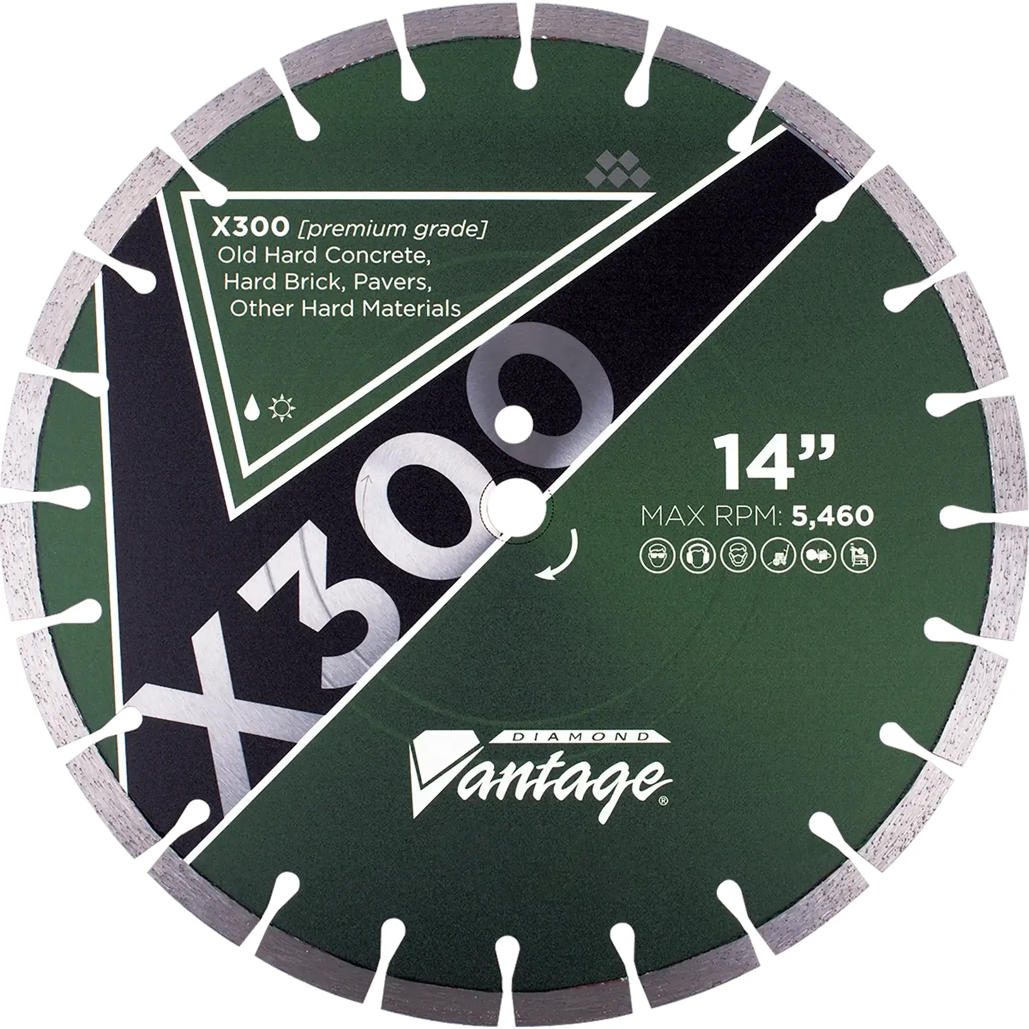 Diamond Vantage X300 Premium Brick Masonry Diamond Blade 1 diamond blade