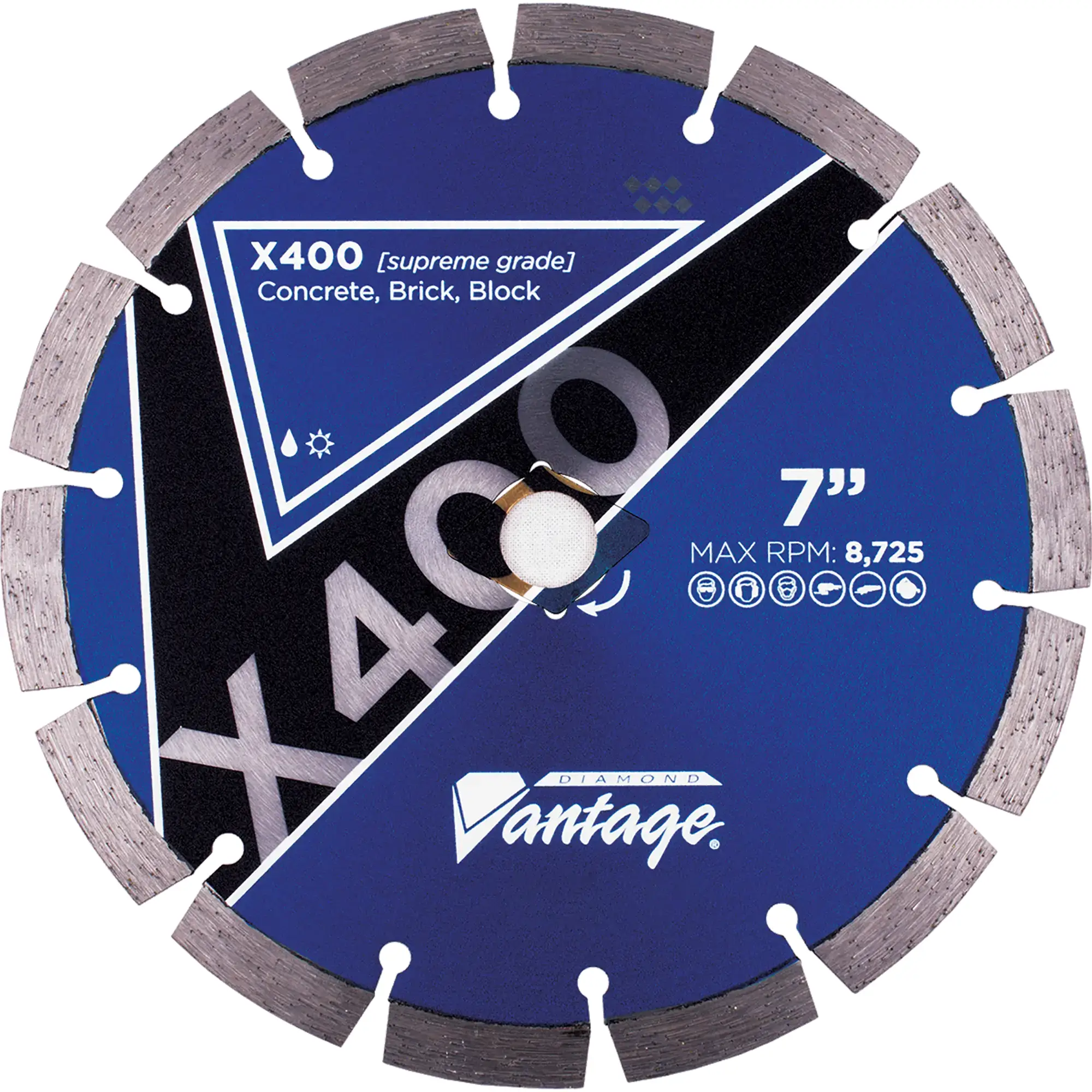 Diamond Vantage X400 Small Diameter Concrete Diamond Blade 1 diamond blade for grinder