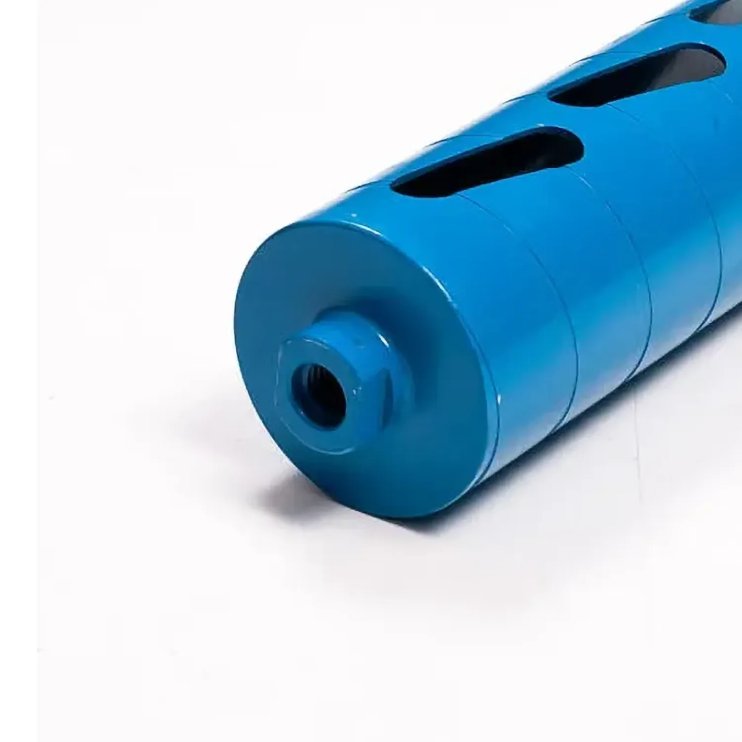 Astrocut Masonry Dry Diamond Core Drill Bit 7 Top-down view of the threaded hub and smooth interior barrel on the Astrocut dry core drill bit