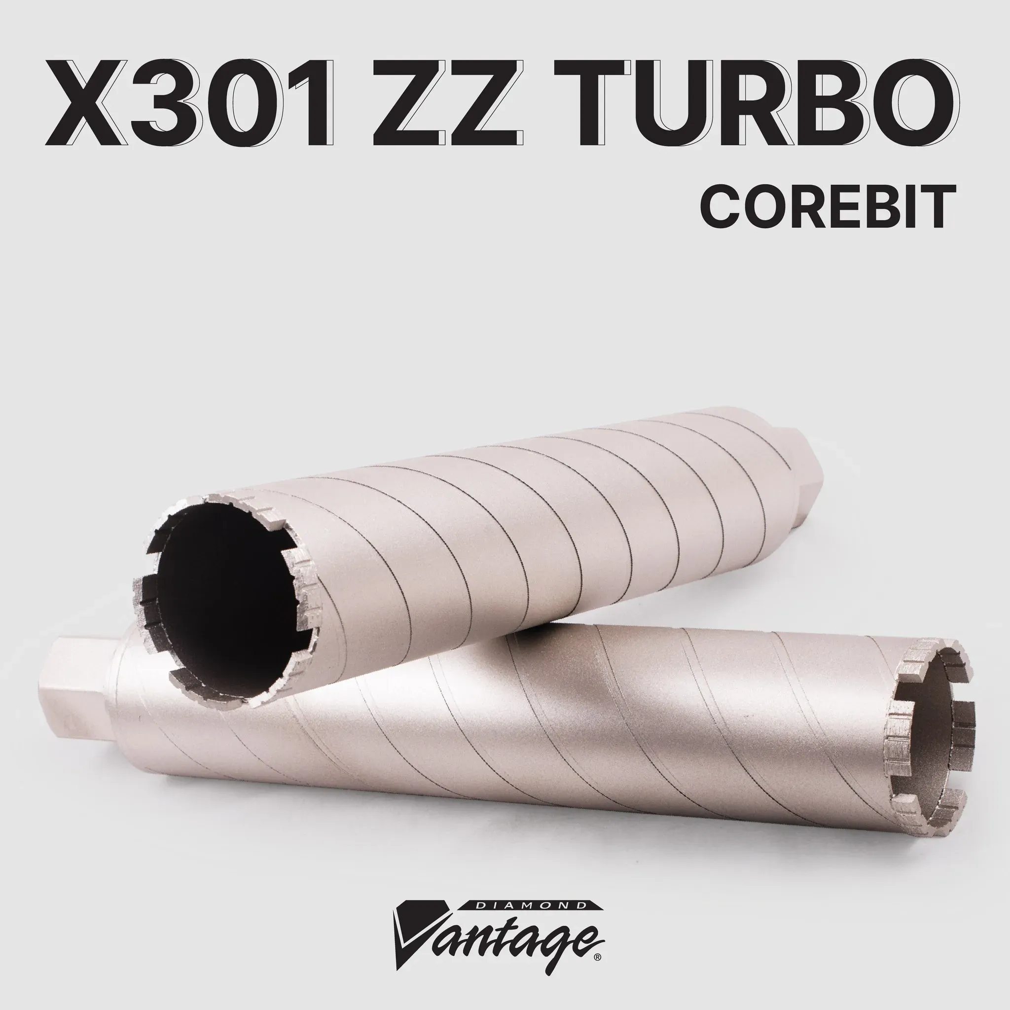Diamond Vantage X301 ZZ Turbo Concrete Wet Core Drill Bit 7 Diamond Vantage X301 ZZ Turbo concrete wet core drill bit